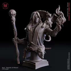 Tallandir, Elf Wizard - Bust