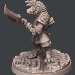 Tengu Halberdier