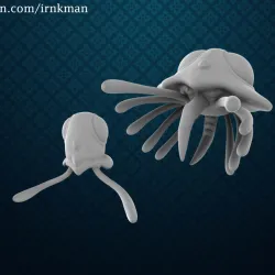 Tentacool / Tentacruel (35mm True Scale)