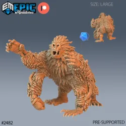 Undead Girallon Attacking / Four Armed Gorilla / Zombie Ape / Evil Huge Monkey