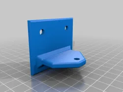 Web cam holder for IKEA cabinet