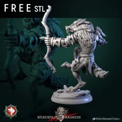 Werewolf warrior 3 32mm pre-supported