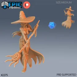 Young Witch Staff / Dark Magician / Human Sorcerer / Evil Female Wizard
