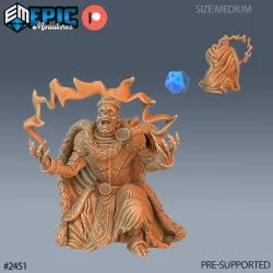 Zombie King Magic / Undead Leader / Walking Dead / Evil Skeleton Monarch / Graveyard Encounter