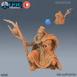 Zombie King / Undead Leader / Walking Dead / Evil Skeleton Monarch / Graveyard Encounter