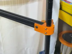 2020 Extrusion to 16mm post - 60deg Bracket