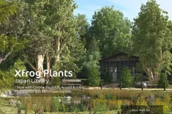 2020 XfrogPlants Japan Library  3D model