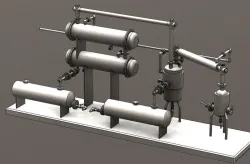 3D model for a Pyrolysis Plant
