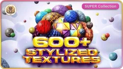 600 Super Stylized Texture Collection Texture
