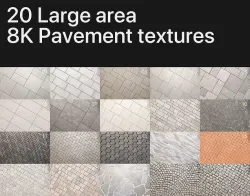 8K Large area paving textures pack Texture