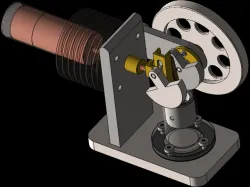 Alpha Stirling Engine