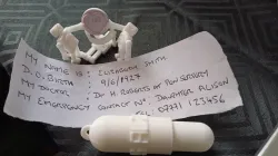 ALZHEIMERS _Customized Parametric Wearable Container with Slip-On Cap