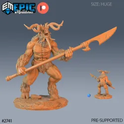 Baphomet Spear / Demon Lord / Devil General / Evil Minotaur Overlord / Emperor of the Endless Maze / Hell Army