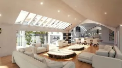 Blender Eevee Modern Mansion Low-poly 3D model