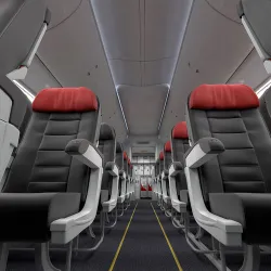 Boeing 737 Interior With Galley 3D model