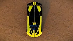 Bugatti 2023 3D model sports car Bugati Bolide  Low-poly 3D model