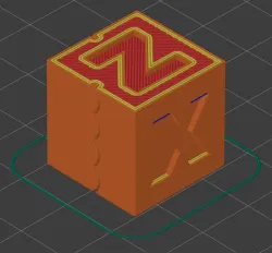 Calibration Cube - Ringing Test