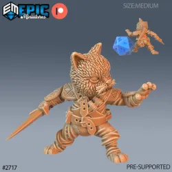 Cat Folk Tribe Sword / Feline Warrior / Catfolk / Werejaguar Beast / Were Puma / Wild Animal Encounter