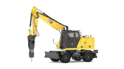 CAT M318 Wheel Excavator 3D model
