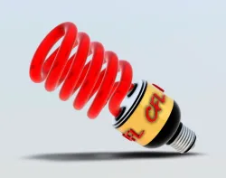 CFL BULB (RED)