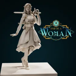 Changeling Bard - Slavishny - 28/32mm and 75mm