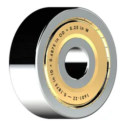 COMPLETE INCH 1600-ZZ, DOUBLE-SHIELDED BEARING LIBRARY — SolidWorks and Step Models