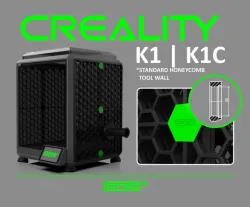 CREALITY K1 + K1C HONEYCOMB STORAGE WALL (STANDARD) (UPDATE)