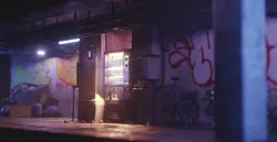 Cyberpunk Suburb Street 3D model