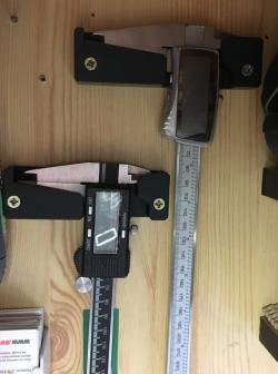 Wall Mount Bracket Holder For Digital Vernier Calipers (Fits Neiko, Mitutoyo, VINCA)