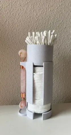 Dispenser for Cotton Pads, Cotton Sticks and Face Roller