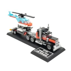 Display Stand for LEGO Creator 31146 Flatbed Truck with Helicopter [last update 23.02.2024]