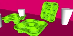 Drink Carrier 3D print model