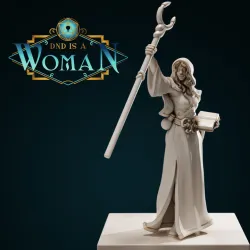 Drow Wizard - Lucasina - 28/32mm and 75mm