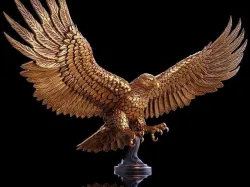 Eagle Golden 3D print model
