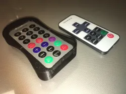 Ergonomic remote control shell