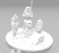 Ewok Diorama