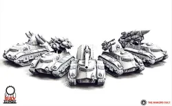Feudal Guard Support Tanks 3D print model