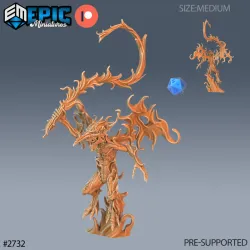Fire Mephit Whip / Devil Imp / Winged Evil Humanoid / Flame Elemental / Flying Encounter