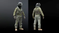 FLIGHT SUIT F35 Pilot 3D model