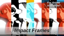 For Anime in Blender - Impact Frames 3D model