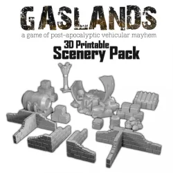 Gaslands Scenery Pack - 3D Printable