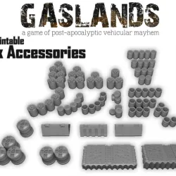 Gaslands Track Accessories - 3d Printable