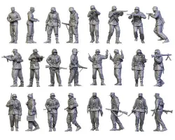 German winter soldiers ww2 3D print model