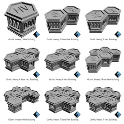 Gothic Heavy Construction Factor Stackable Hex Building Set