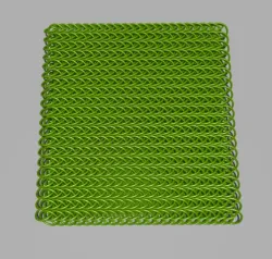 Half Persian Chainmail Sheet and test print