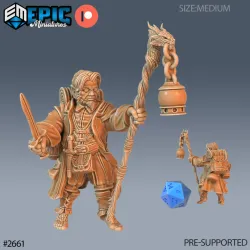 Halfling Adventurer Lamp / Little Villager / Mysterious Dwarf / Half Gnome / Dwarfen Encounter