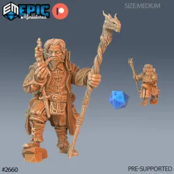 Halfling Adventurer Staff / Little Villager / Mysterious Dwarf / Half Gnome / Dwarfen Encounter