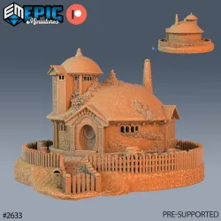 Halfling Hill House / Dwarf Quarter / Gnome Fortress / Little House / Playable Interior