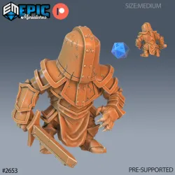 Halfling Juggernaut Sword / War Machine Construct / Dwarfen Steampunk / Gnome Tech / Battle Robot