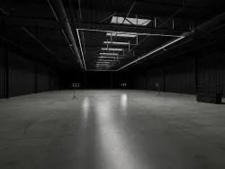 Hangar Interior Low-poly 3D model